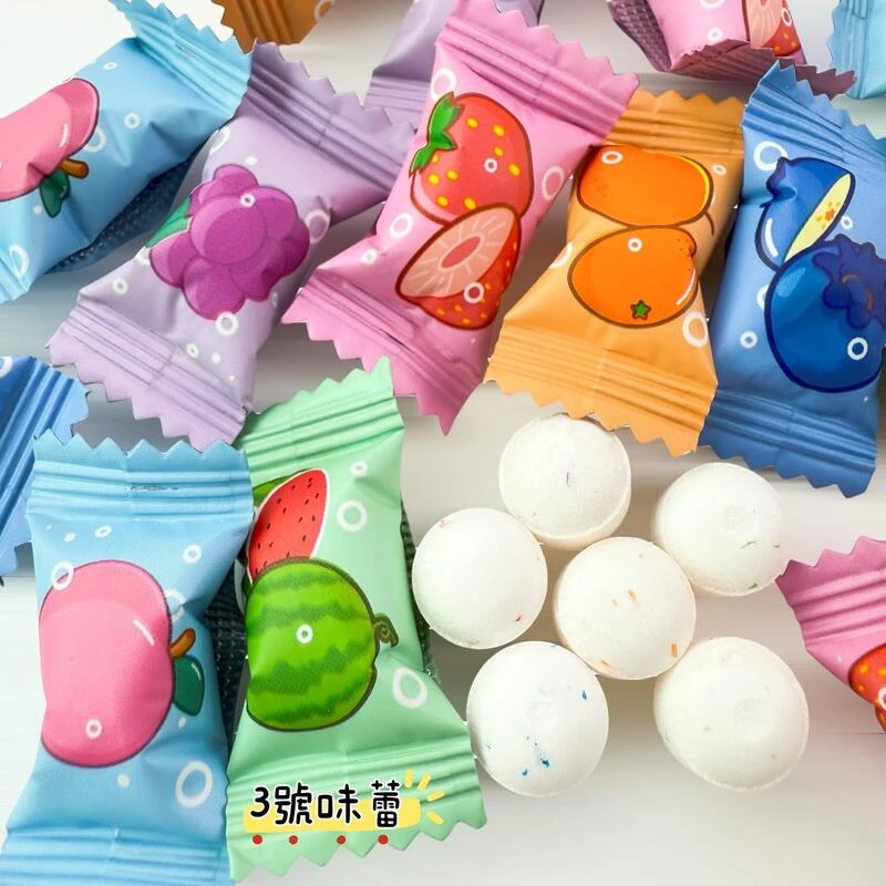 無糖汽泡糖 (西瓜、藍莓、白桃、草莓、香橙、葡萄) 