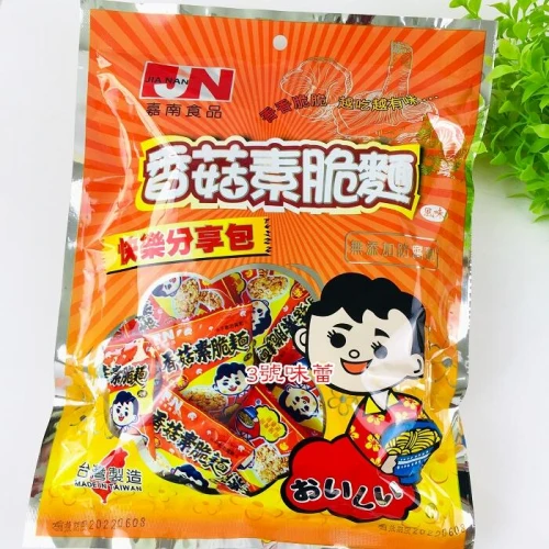 嘉南香菇素脆麵 220克/包