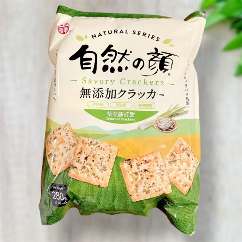 中祥 自然之顏紫菜蘇打餅乾