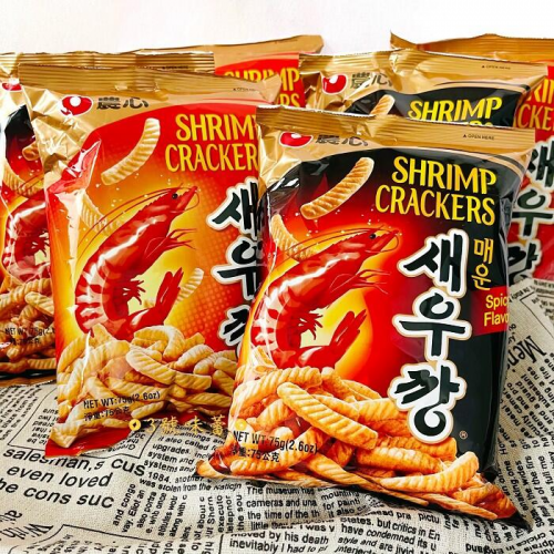  韓國農心蝦味條 (原味、辣味)