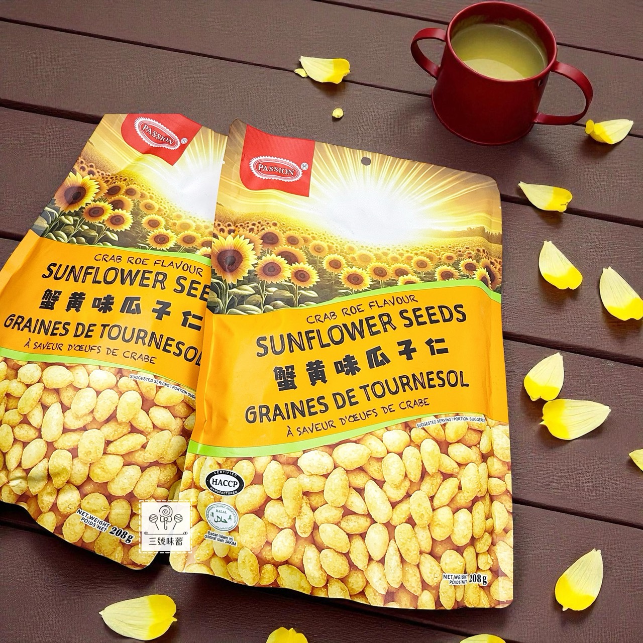 百盛蟹黃味瓜子仁 208克/原封包
