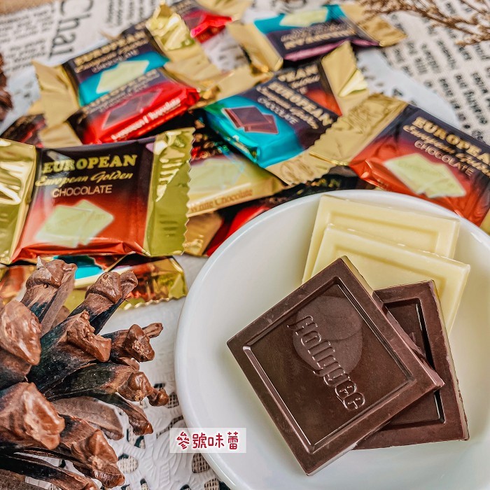 白色/黑色 黃金之礦歐式可可片 (散裝)