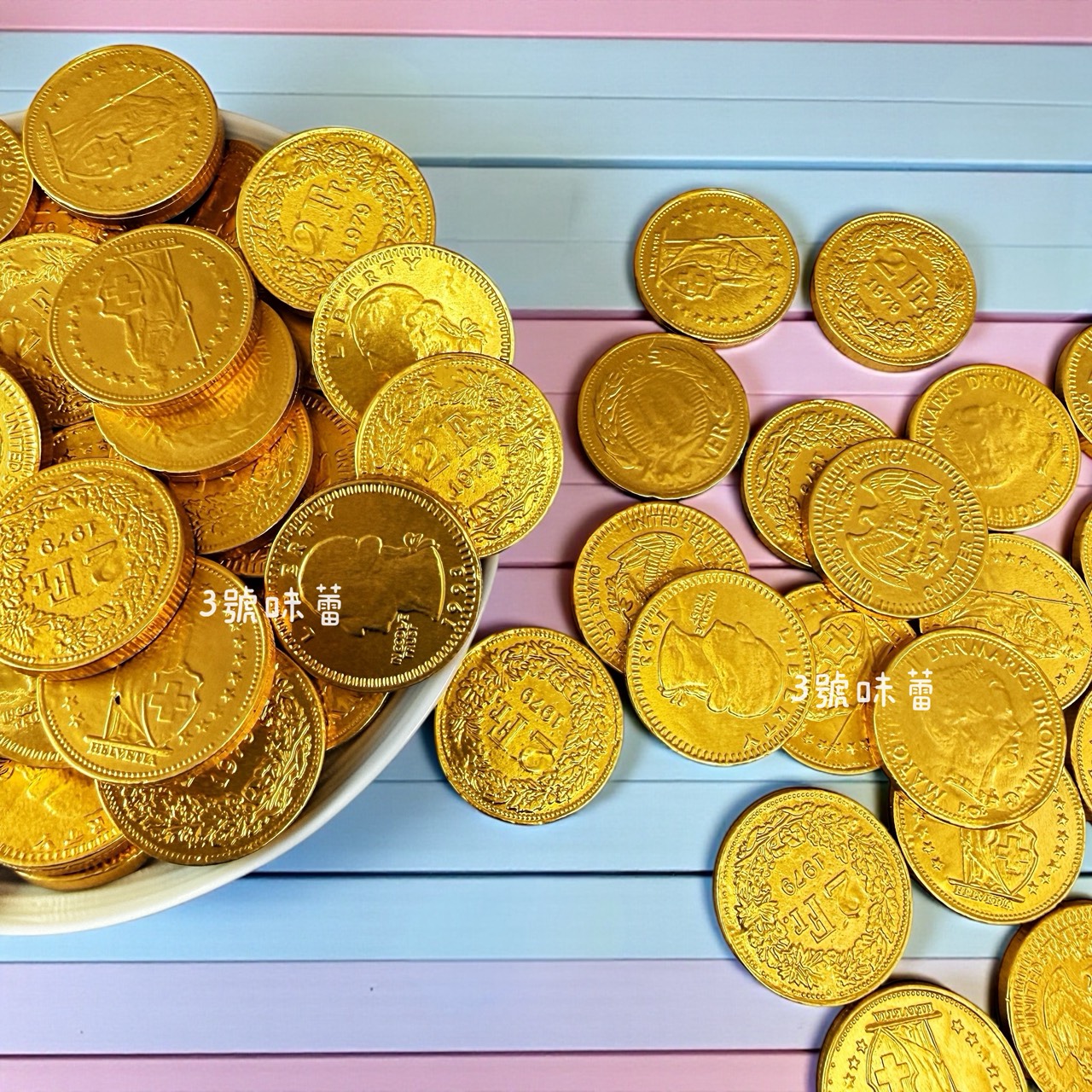 荷蘭 28mm可可金幣 (金色) 金幣牛奶巧克力28mm