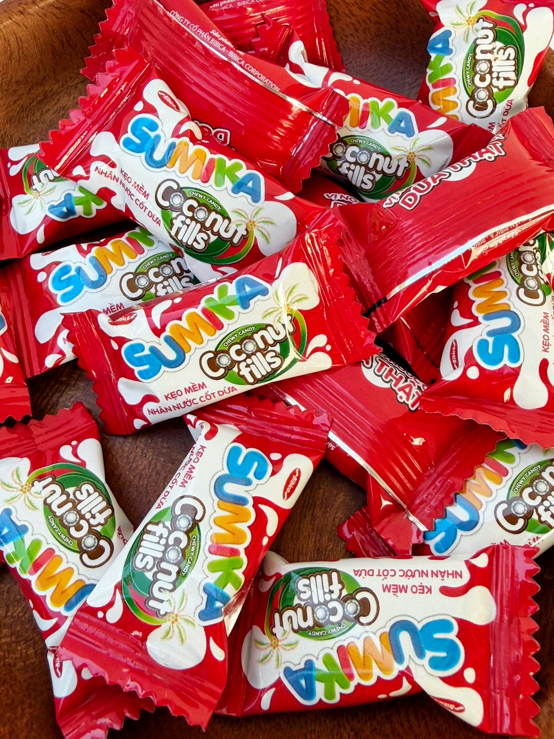 SUMIKA 椰子夾心軟糖 (紅豆/香蘭/玉米)