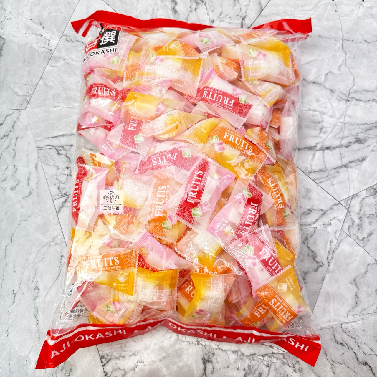 味覺百撰-心語果汁風味軟糖 3000克 (原封包) 全素