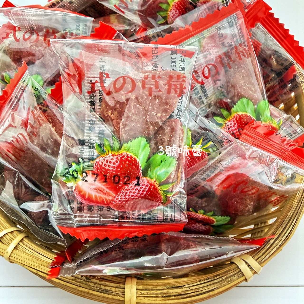 「單包裝」永飴-日式草莓乾 (日式の草莓)