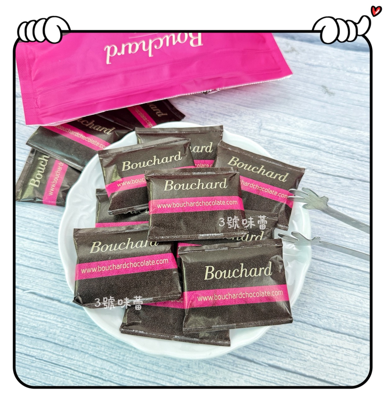 Bouchard-覆盆子風味可可薄片