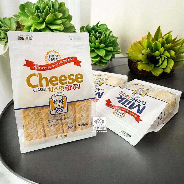 健康日誌-韓式牛奶米餅、韓式起士米餅、韓式哈密瓜牛奶米餅(奶素)