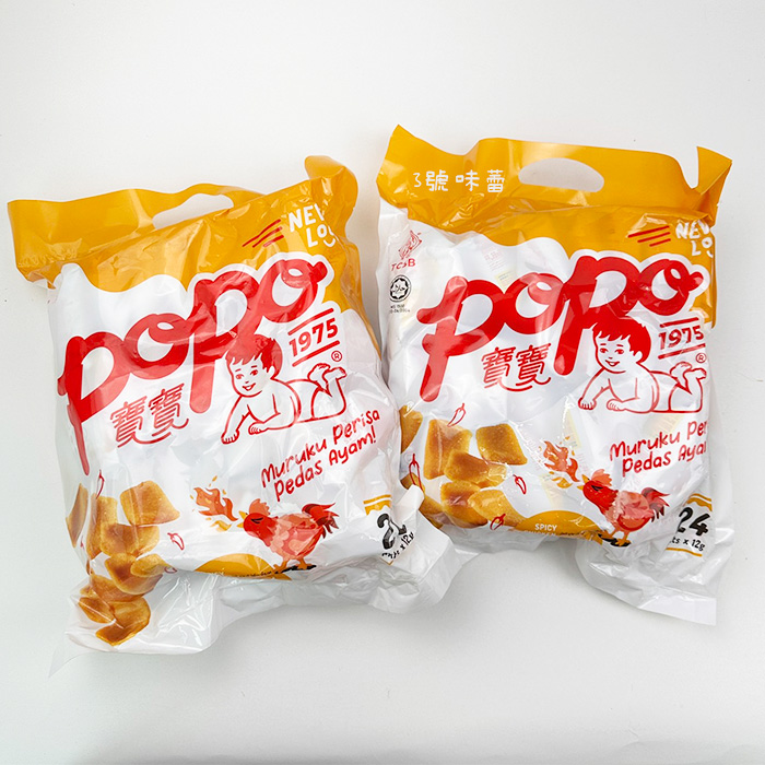 馬來西亞 寶寶（POPO）辣雞風味豆餅 288克