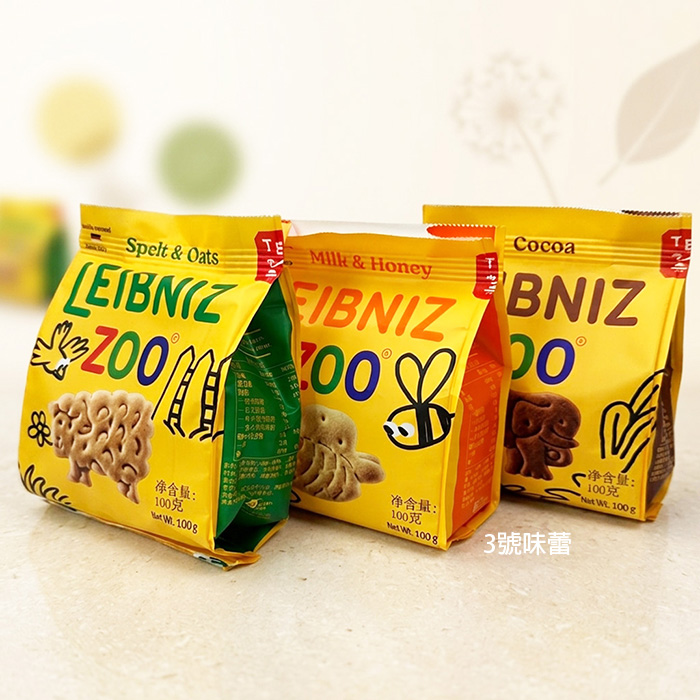 德國百樂順動物造型餅(可可亞、燕麥、牛奶蜂蜜)